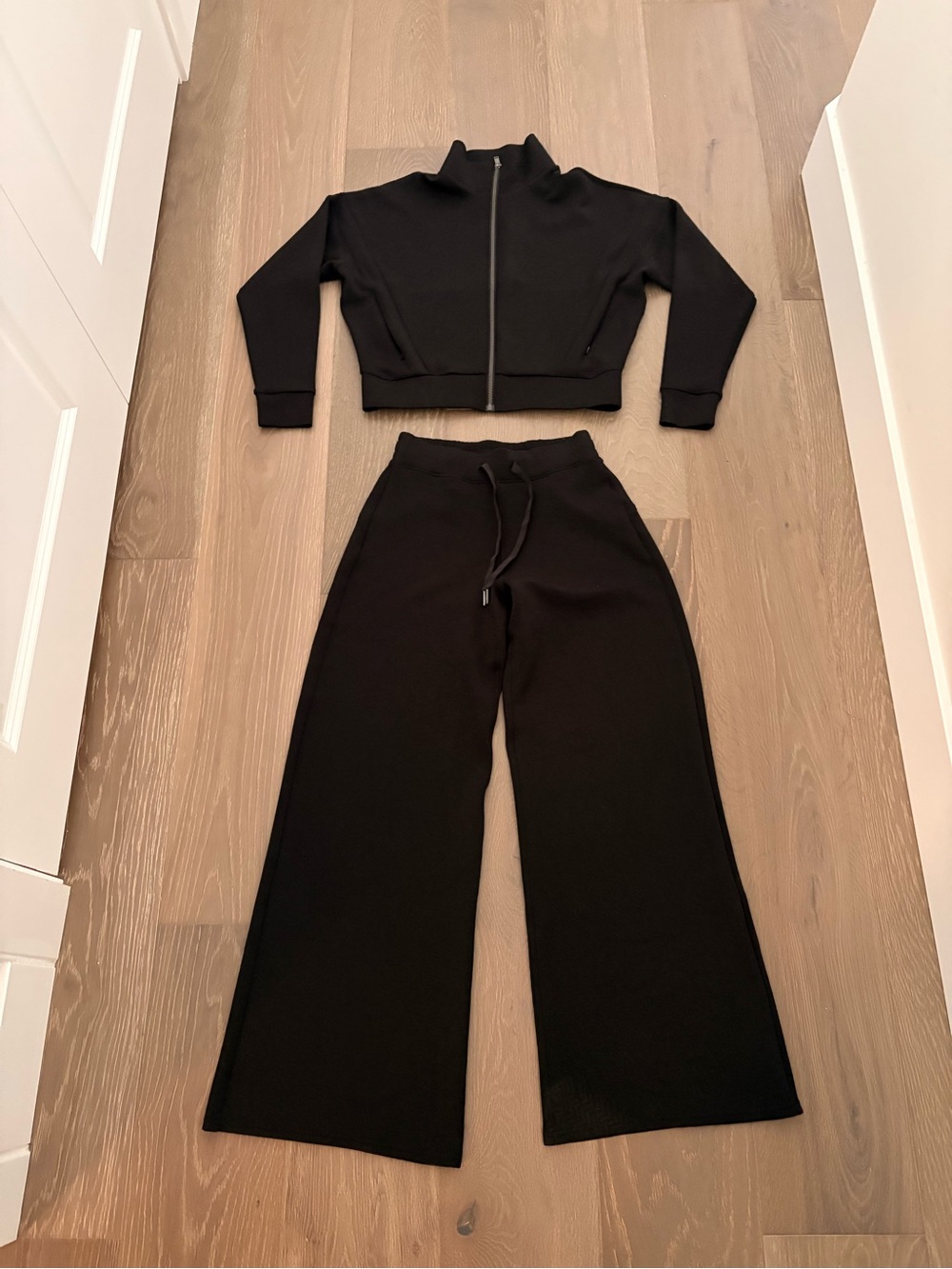 SPANX AirEssentials Set - Track Jacket and Wide Leg Pant